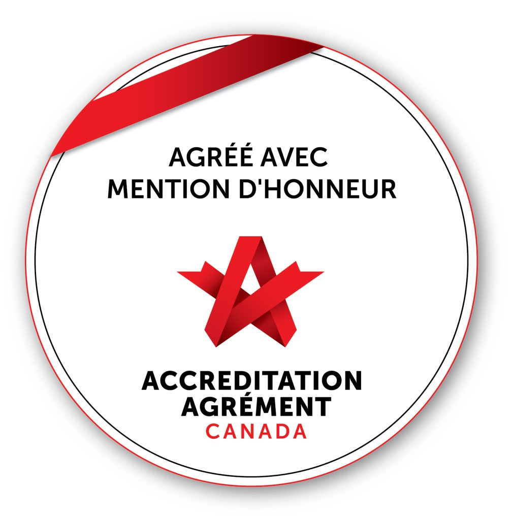 Agree Avec Mention D'Honneur Accreditation Agrement Canada